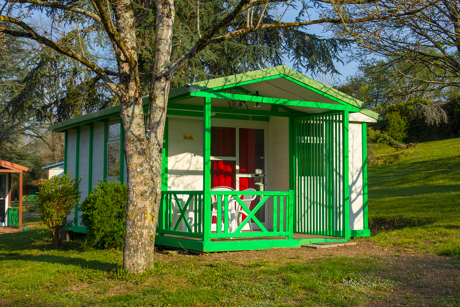 Location chalet 3 personnes Camping Oasis du Berry