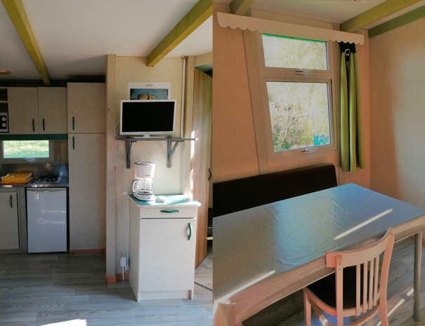 Location chalet 3 personnes Camping Oasis du Berry