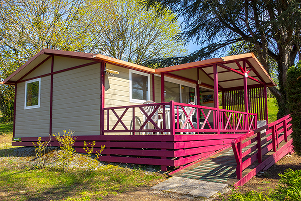 Location chalet 4 personnes PMR Camping Oasis du Berry