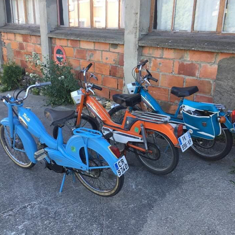 Anciennes mobylettes
