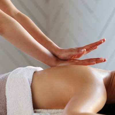 Beauty. Girl in the spa salon